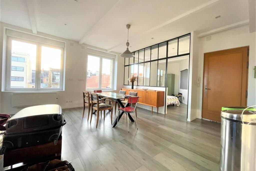 Superbe Loft 100M2 Proche Cathedrale Avec Parking Apartment Реймс Екстериор снимка